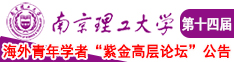 av操逼网址南京理工大学第十四届海外青年学者紫金论坛诚邀海内外英才！